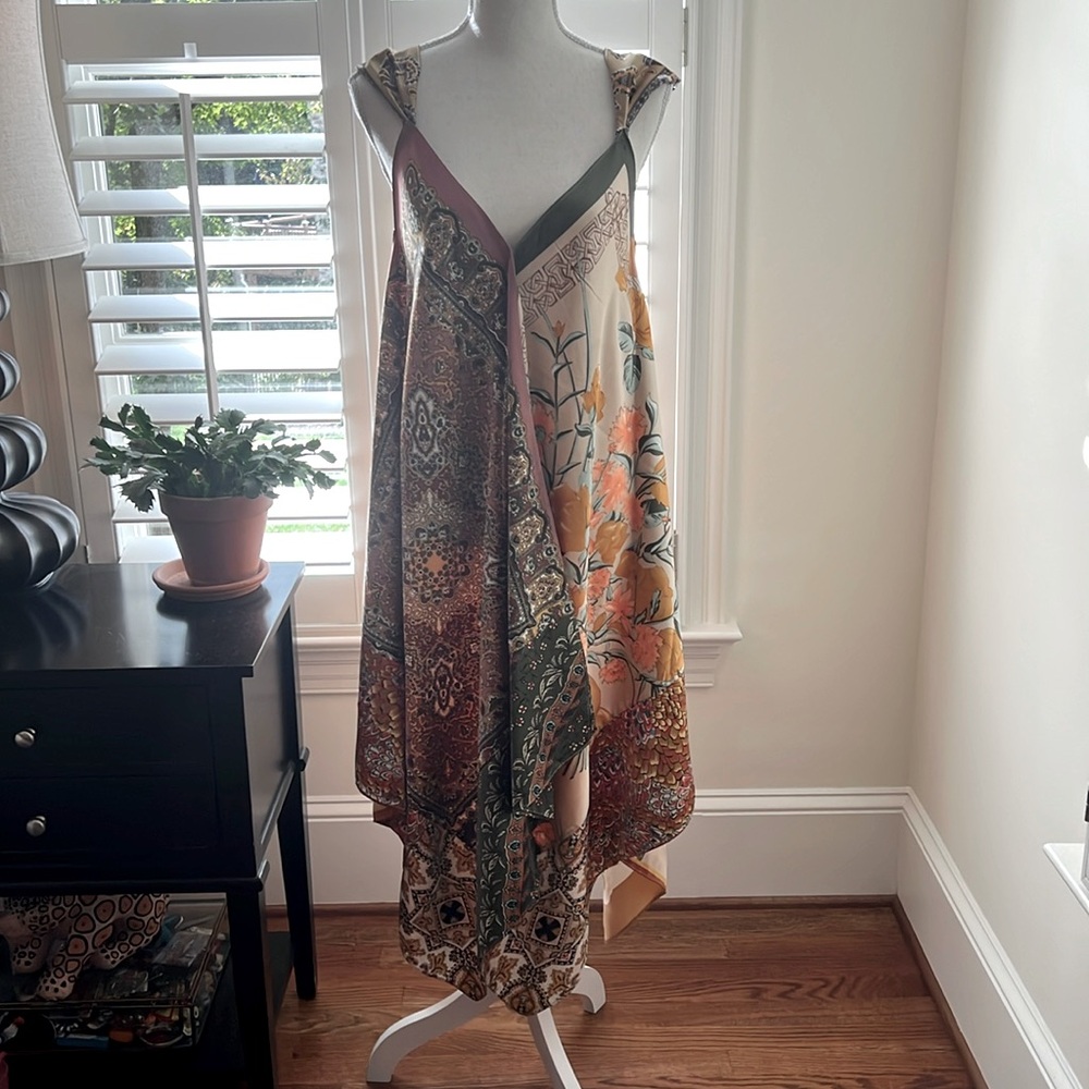 Sebou Scarf Printed Dress